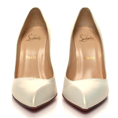 Christian Louboutin Nappa Corneille 100 Pumps 36 Snow 2 of 9