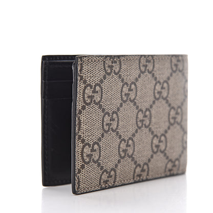 Gucci GG Supreme Monogram Tiger Bi-Fold Wallet Beige 3 of 8