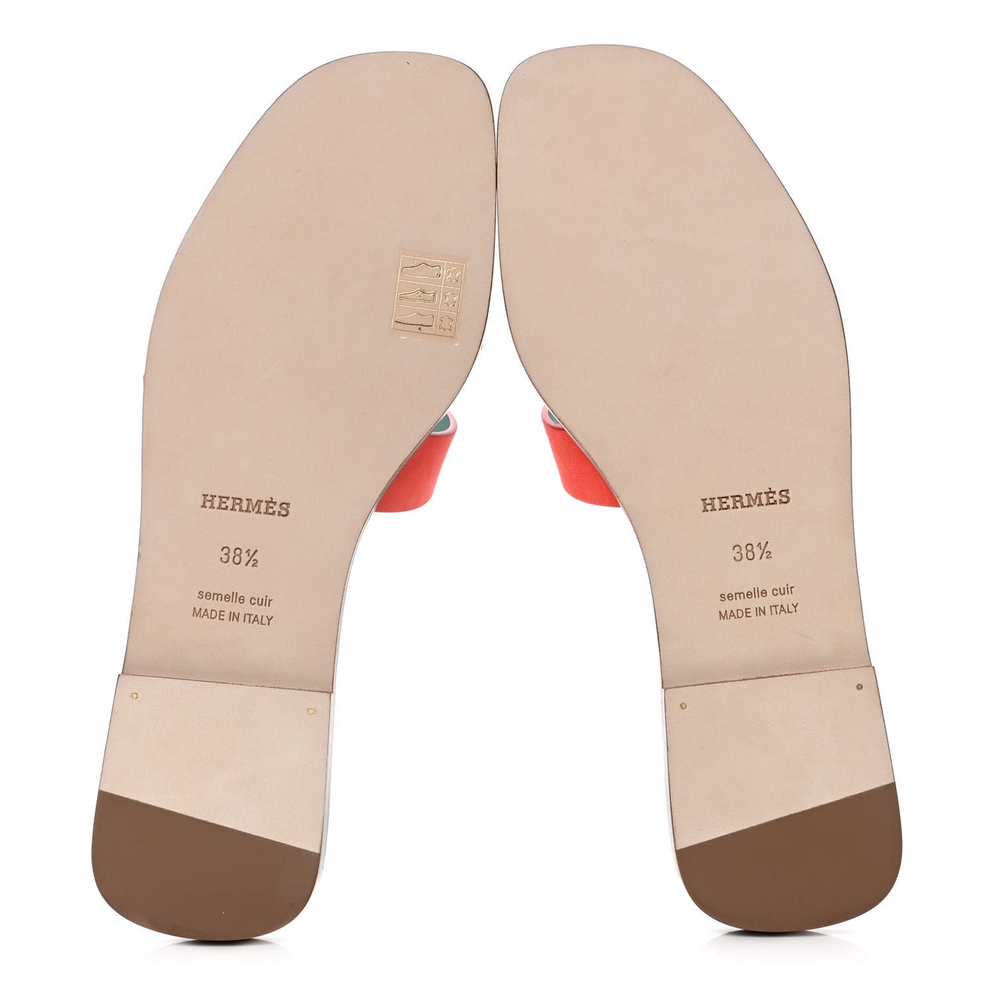 Suede Goatskin Oran Sandals 38.5 Rose Sorbet