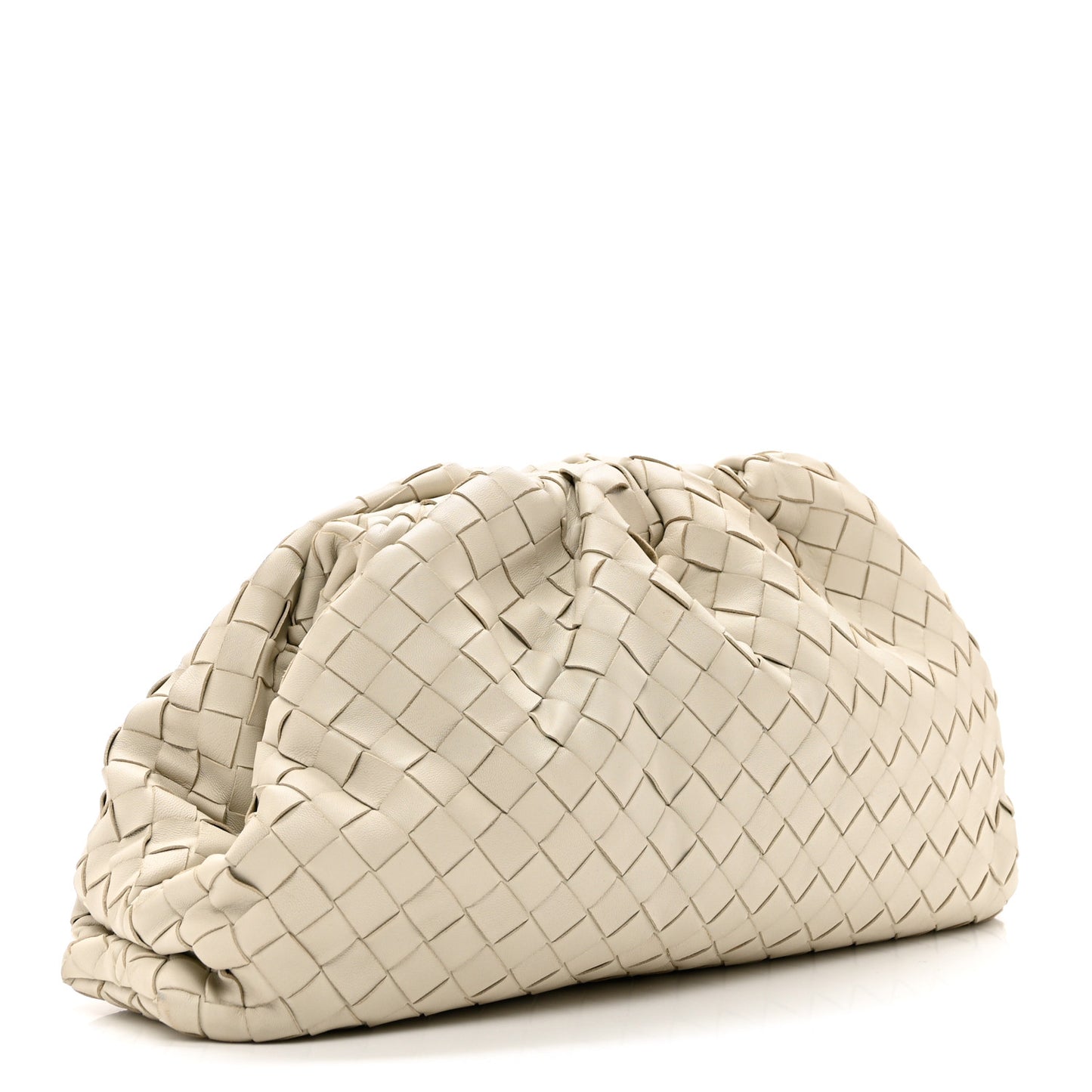 Nappa Maxi Intrecciato The Pouch Oversized Clutch Plaster