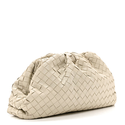 Bottega Veneta Nappa Maxi Intrecciato The Pouch Oversized Clutch Plaster 3 of 12