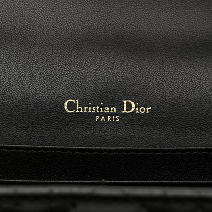 Christian Dior Lambskin Cannage Chain My Dior Daily Chain Pouch Black 6 of 12