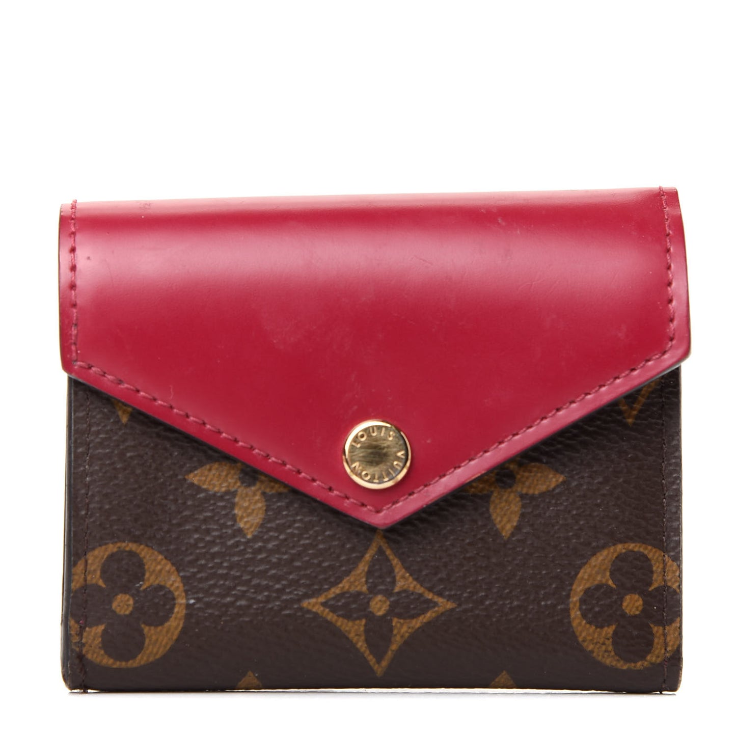 Monogram Zoe Wallet Fuchsia