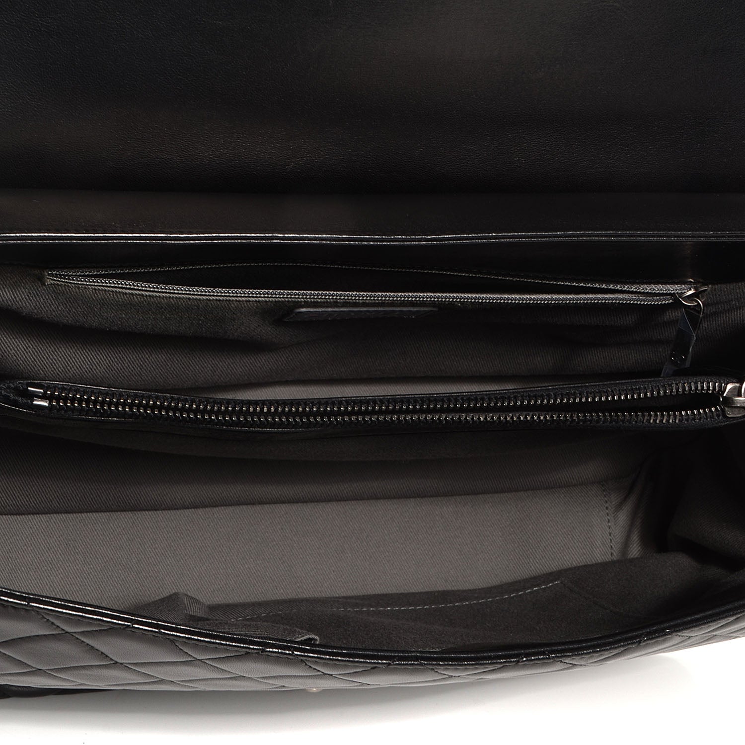 Chanel Lambskin Quilted Large Antik Boy Flap Black 5 of 8