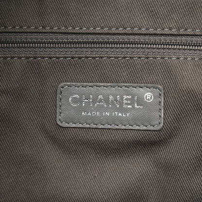 Chanel Graffiti Printed Canvas Medium Backpack Black 6 of 17