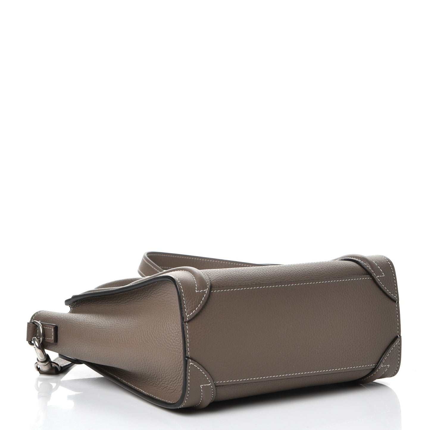 Drummed Calfskin Nano Luggage Souris