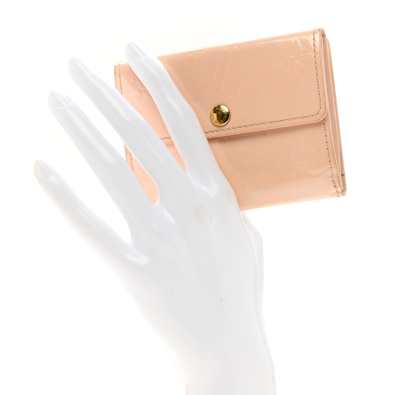 Louis Vuitton Vernis Elise Wallet Marshmallow 2 of 7
