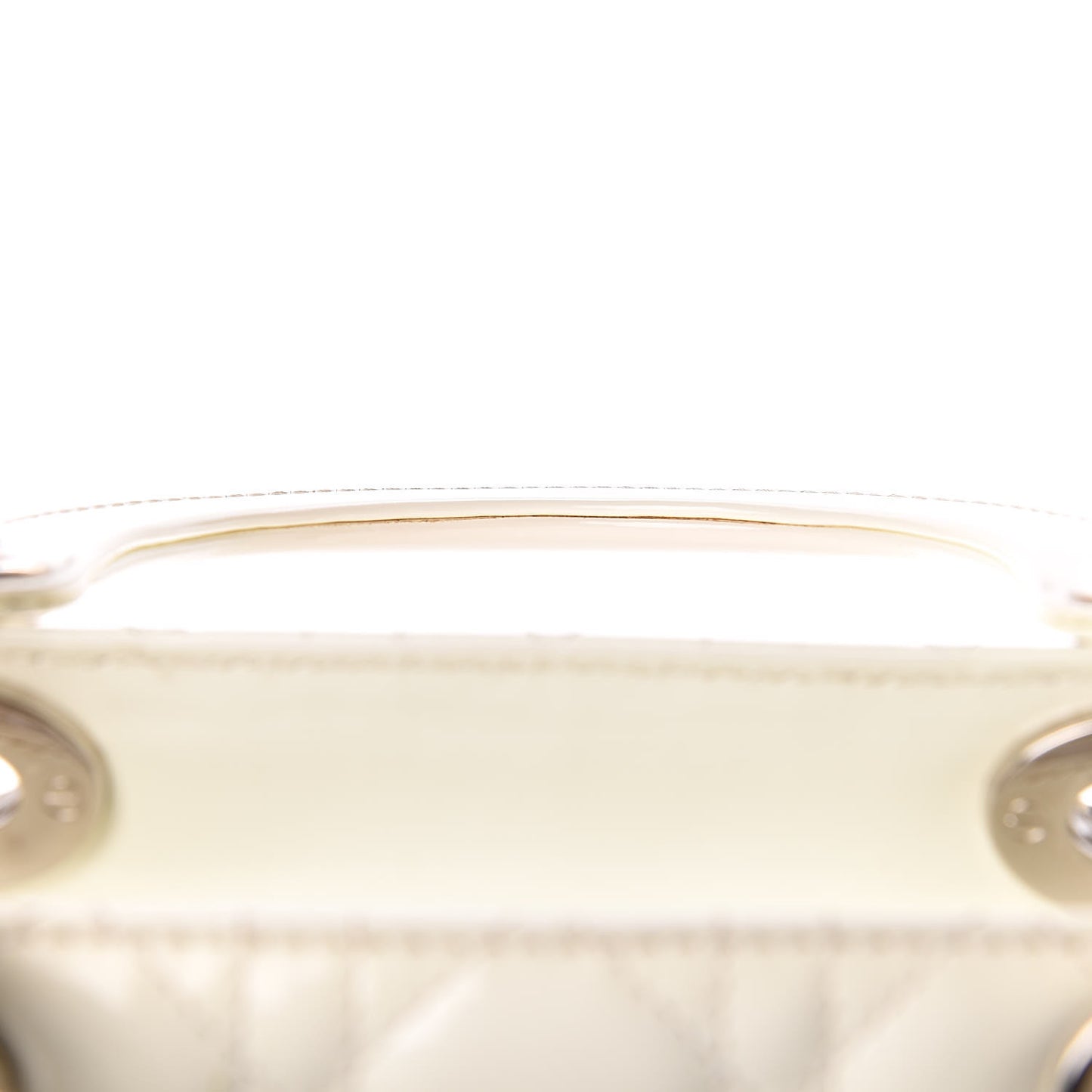 Patent Cannage Large Lady Dior White