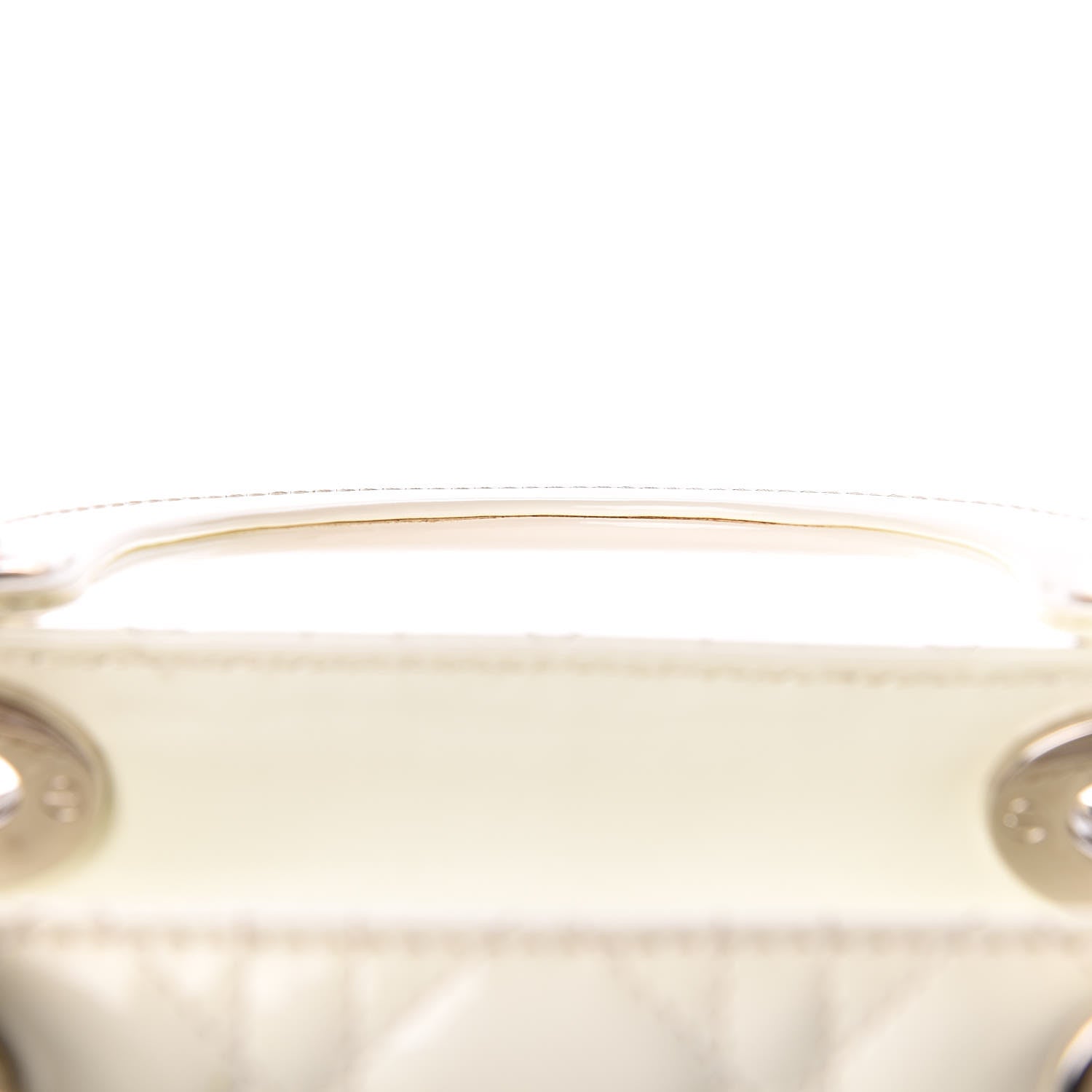 Christian Dior Patent Cannage Large Lady Dior White 11 of 19