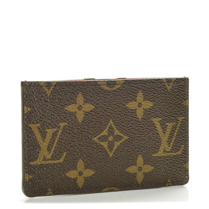 Louis Vuitton Calfskin Monogram Kimono Tote Card Holder Cherry 3 of 6