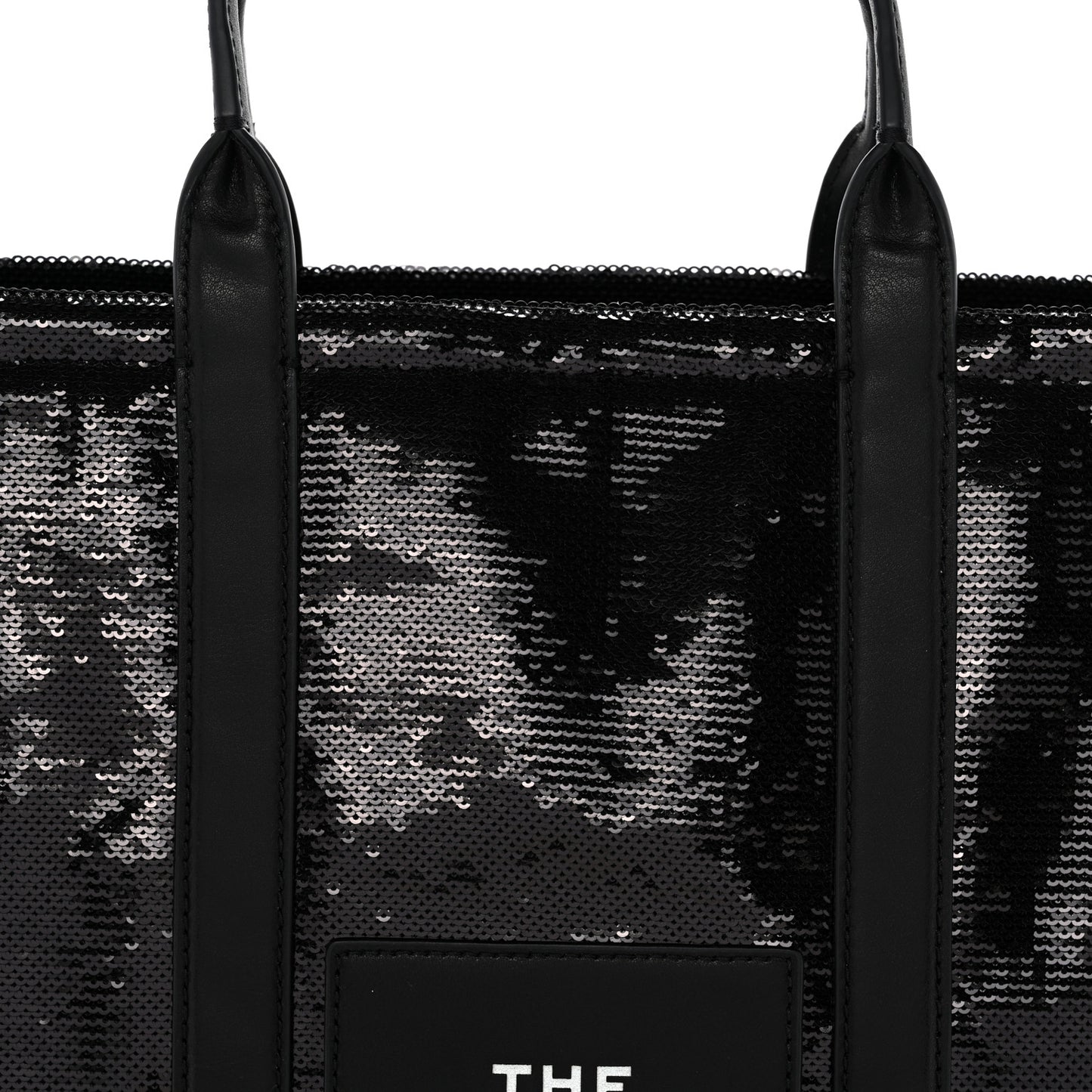 Sequin Medium The Tote Bag Black