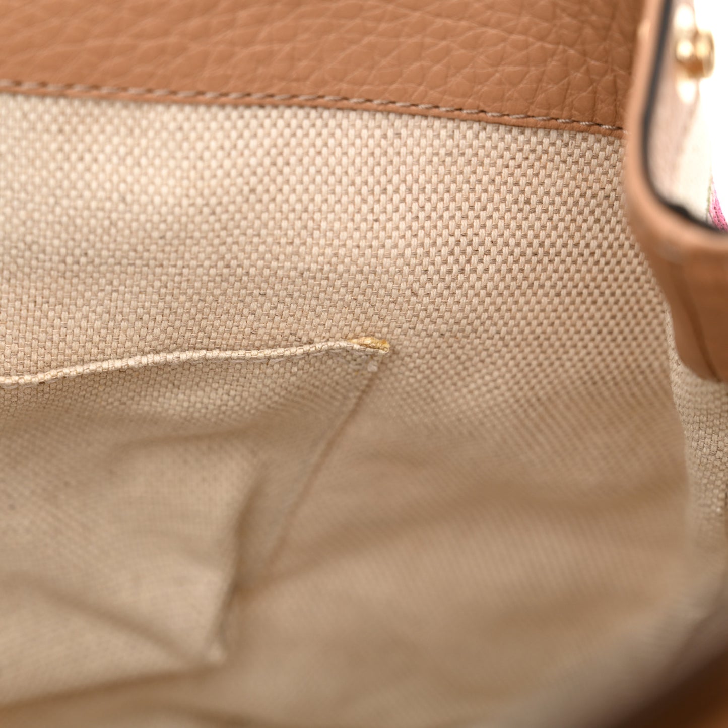 Canvas Floral Flora Tote White