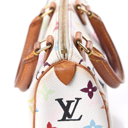 Louis Vuitton Monogram Multicolor Mini Sac HL Speedy White 6 of 13
