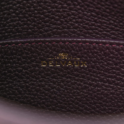 Delvaux Taurillon Pin Daily Surpique Bucket Deep Amethyst 6 of 9
