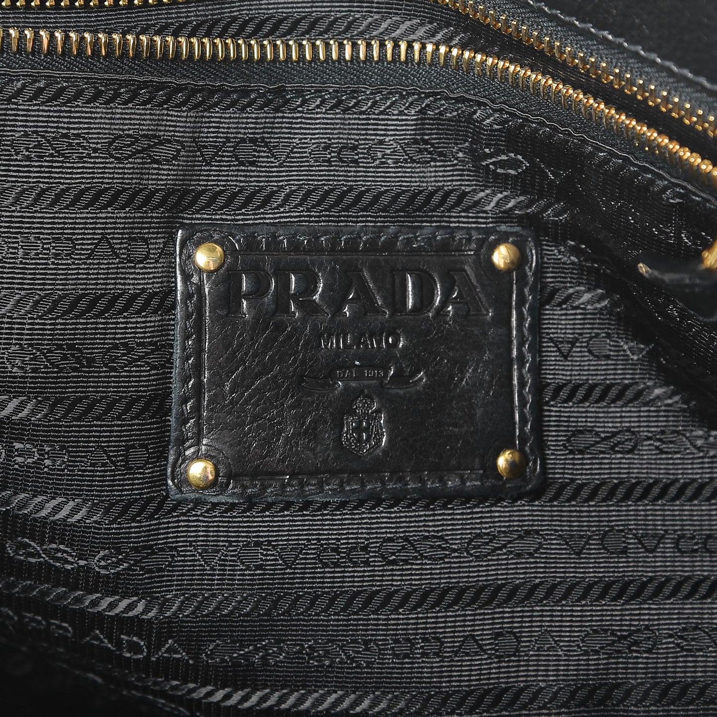 Glace Calfskin Shoulder Bag Black