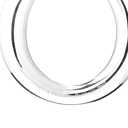 Tiffany Sterling Silver Elsa Peretti Sevillana Circle Cord Necklace 4 of 4