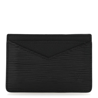 Louis Vuitton Epi Neo Porte-Cartes Card Holder Black 1 of 11