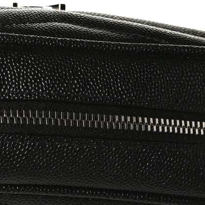 Saint Laurent Grain De Poudre Matelasse Monogram Mini Lou Camera Bag Black 8 of 12