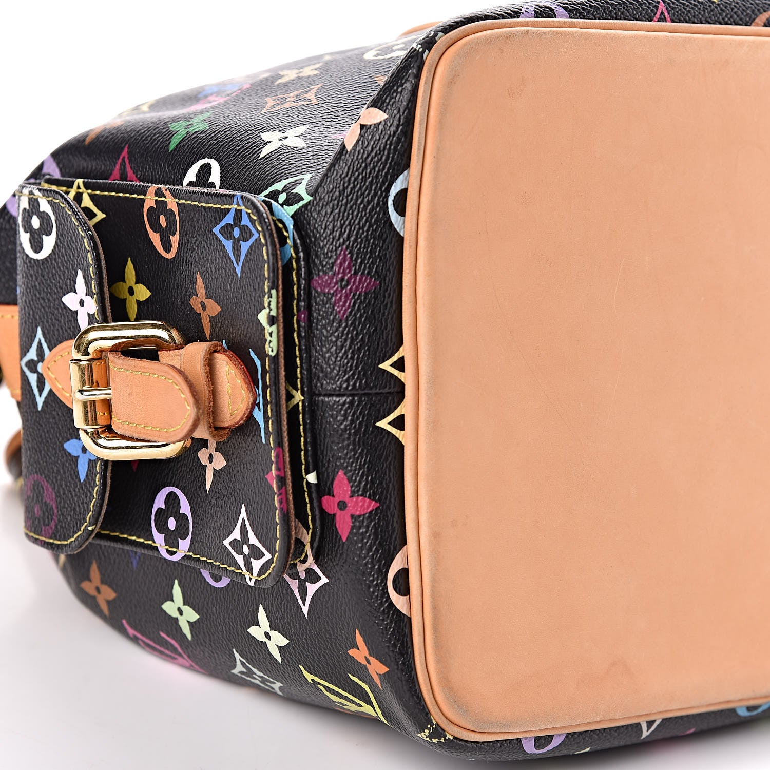 Louis Vuitton Monogram Multicolor Petit Noe Black 8 of 16
