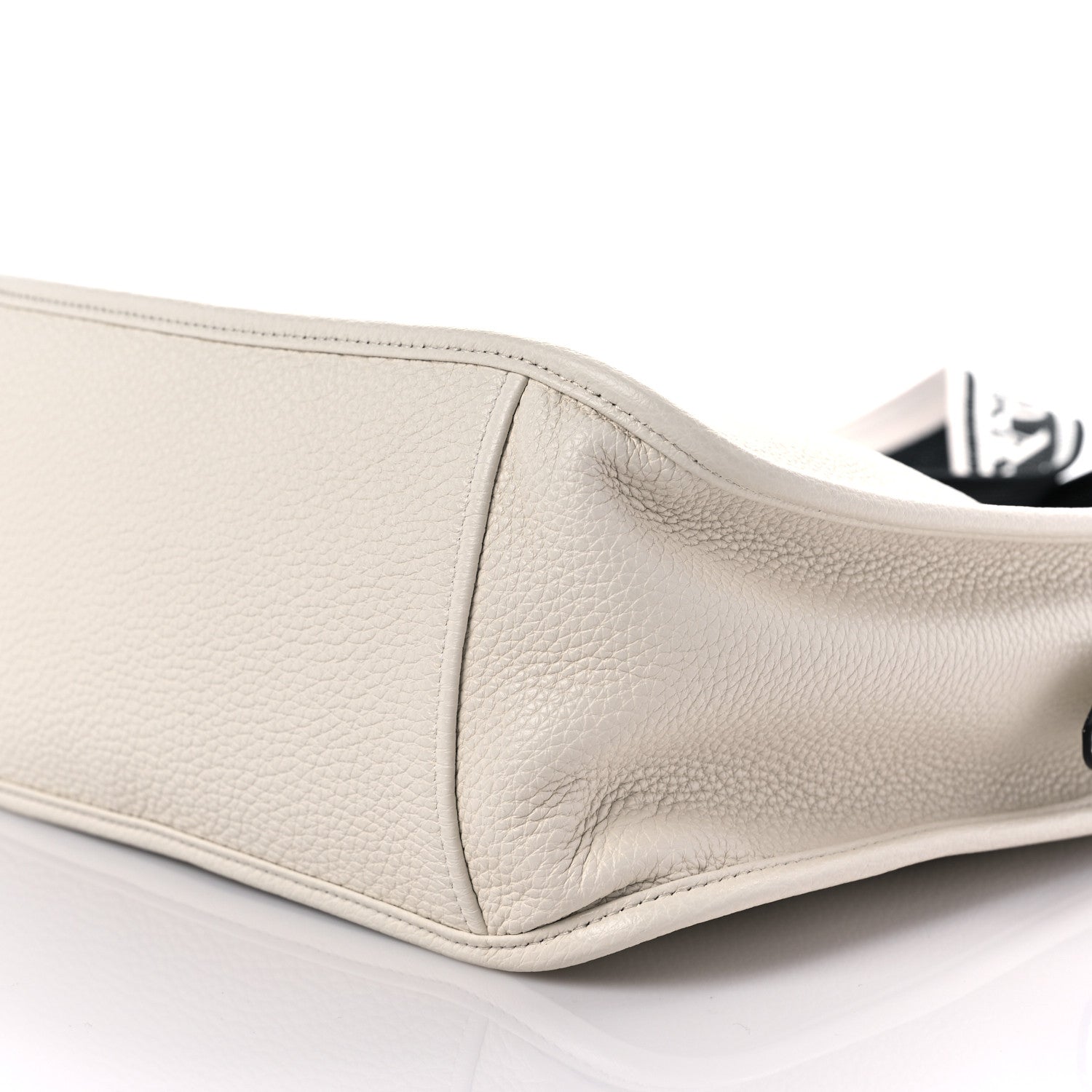 Prada Vitello Daino Soft Hobo Messenger Bag White 8 of 10