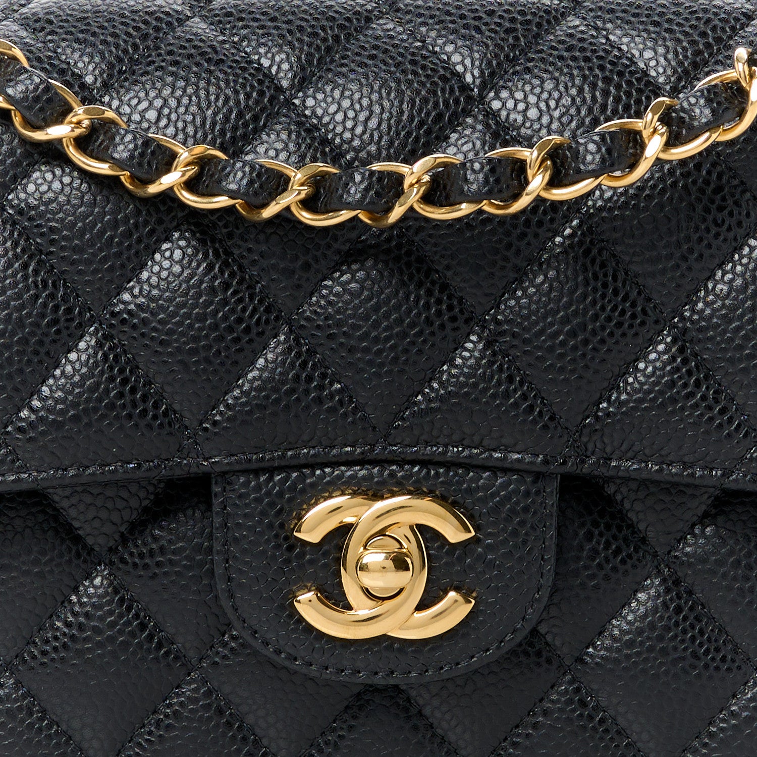 Chanel Caviar Quilted Small Double Flap Black 9 of 12