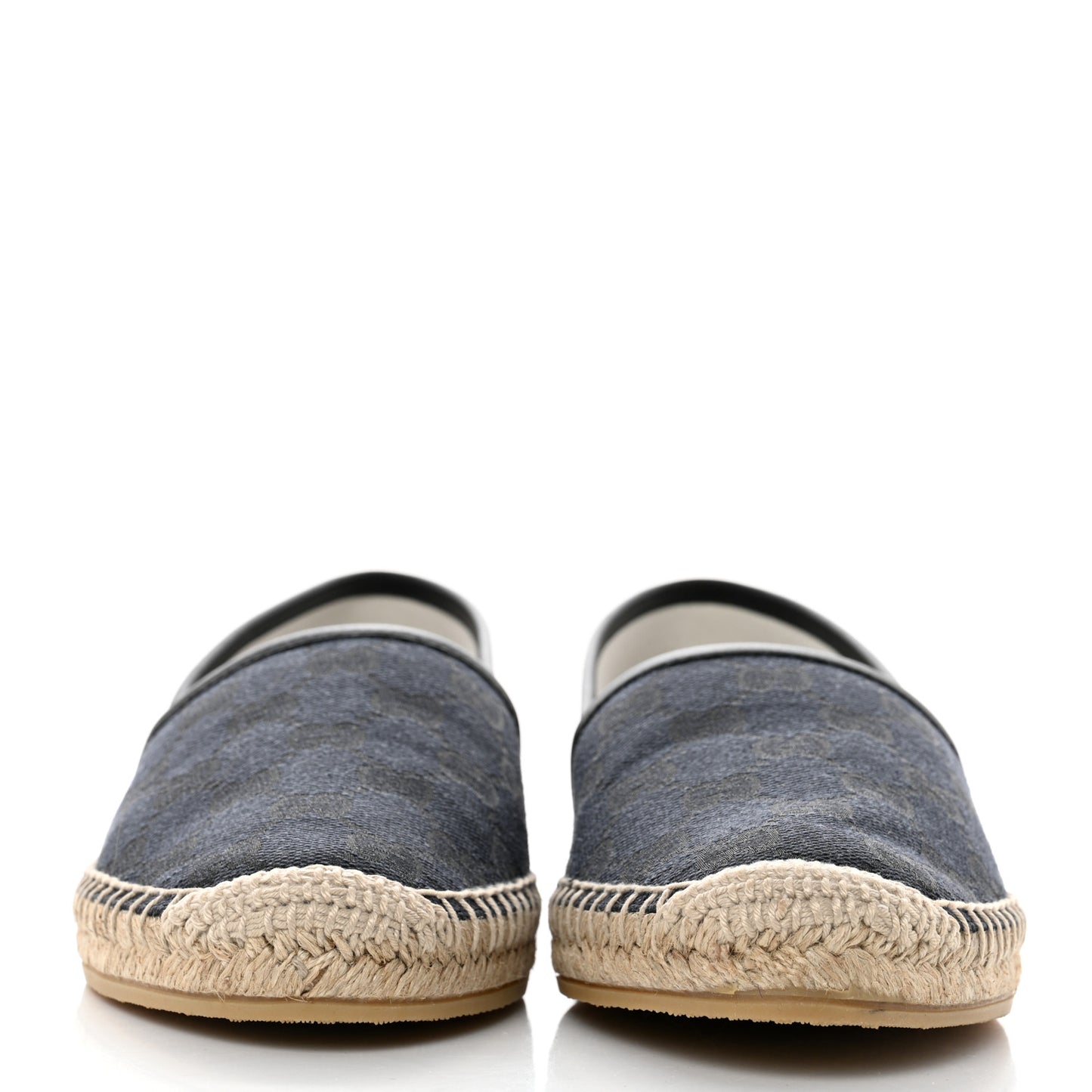 Monogram Espadrilles 38 Black