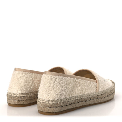 Gucci Terry Cloth Interlocking G Espadrilles 38.5 Ivory Dusty White Beige 5 of 11