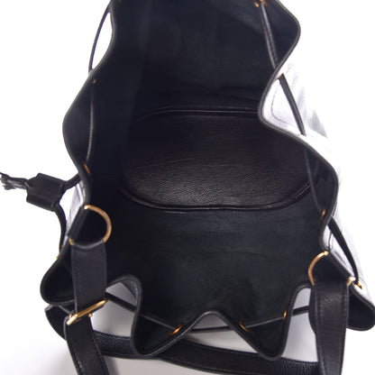 Hermes Evergrain Market Drawstring Bag 28 Black 5 of 8
