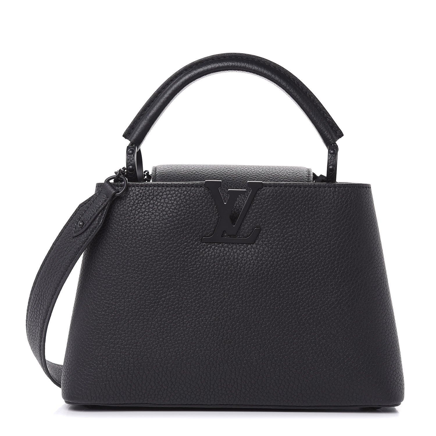 Louis Vuitton Taurillon Capucines BB Matte Black 1 of 8
