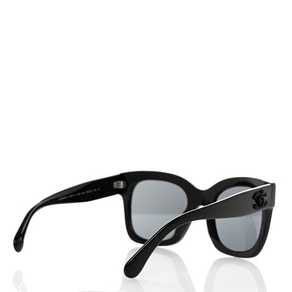 Chanel Acetate Square Sunglasses 5357-A Black 4 of 8