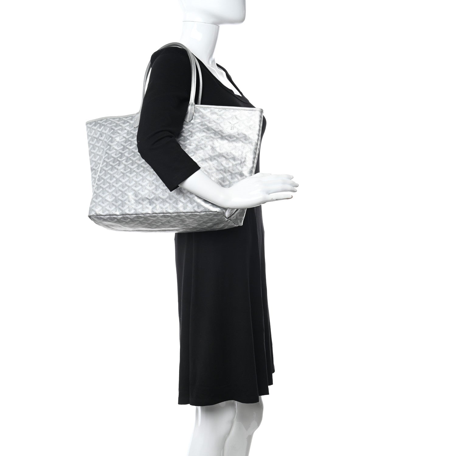 Goyard Goyardine Saint Louis PM Silver 2 of 11