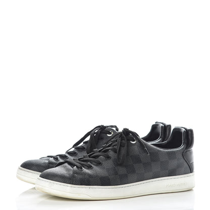 Louis Vuitton Calfskin Damier Graphite Frontrow Sneakers 8.5 3 of 14