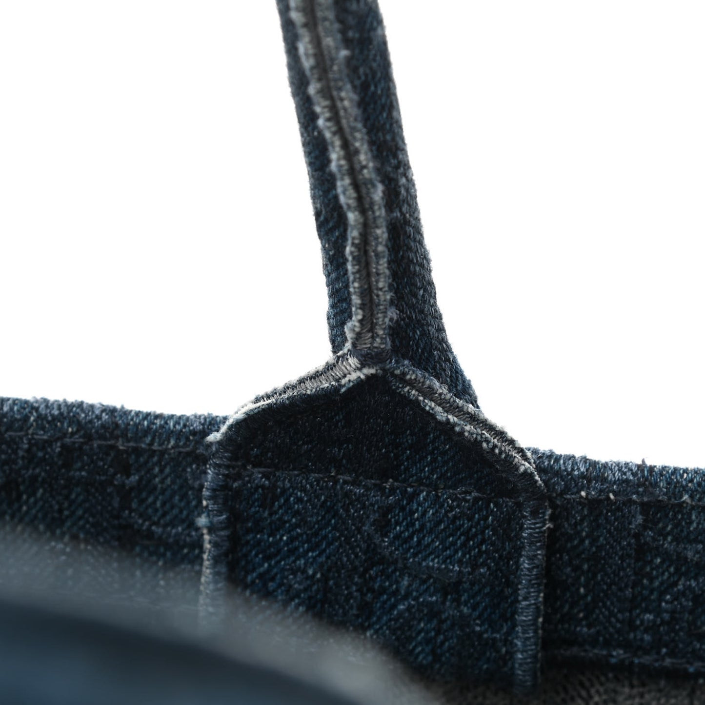 Oblique Denim Medium Book Tote Blue