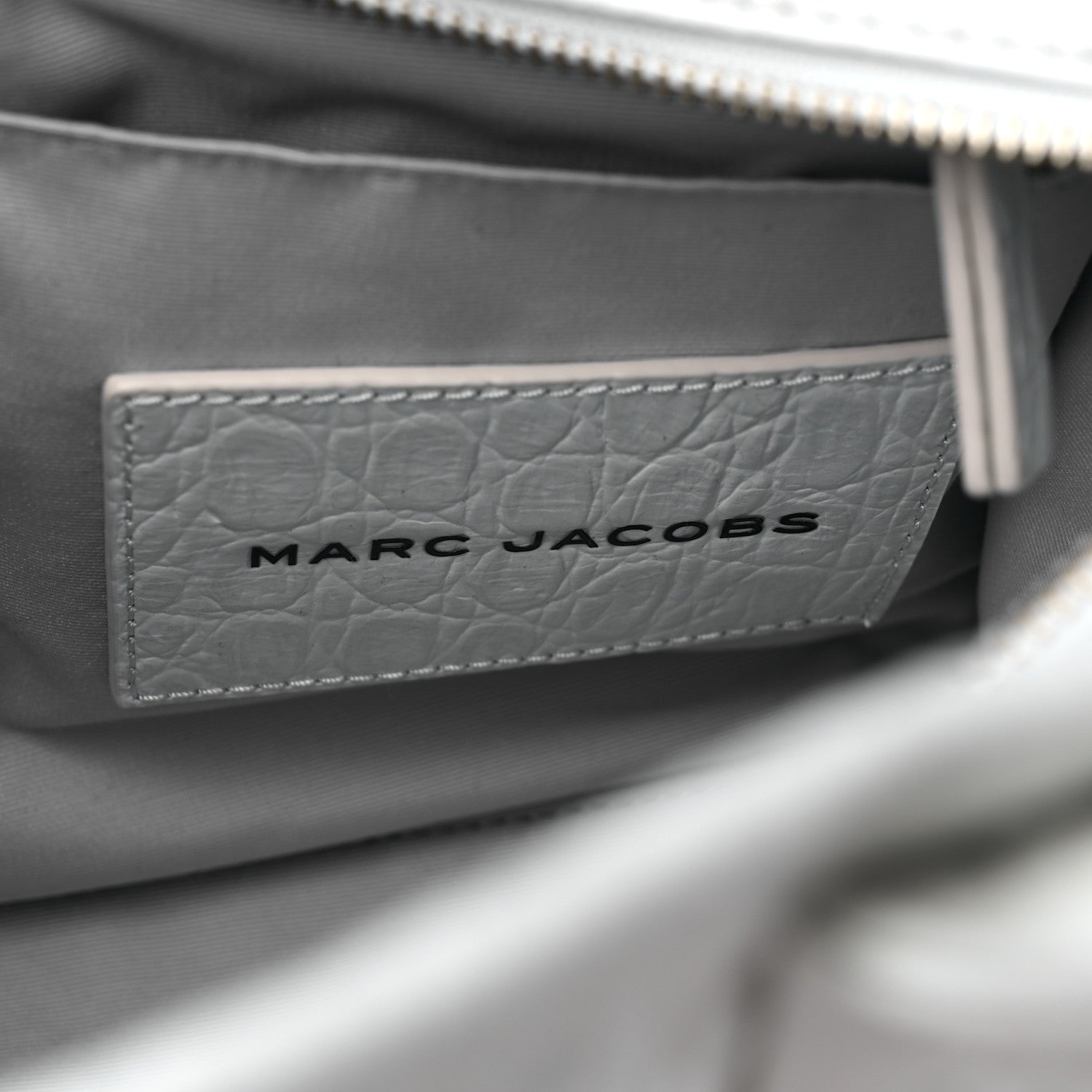 Marc Jacobs Croc Embossed Medium The Tote Bag White 5 of 7