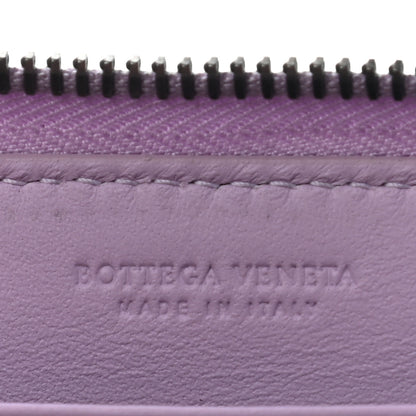 Bottega Veneta Nappa Intrecciato Zip Around Wallet Lilac 6 of 10