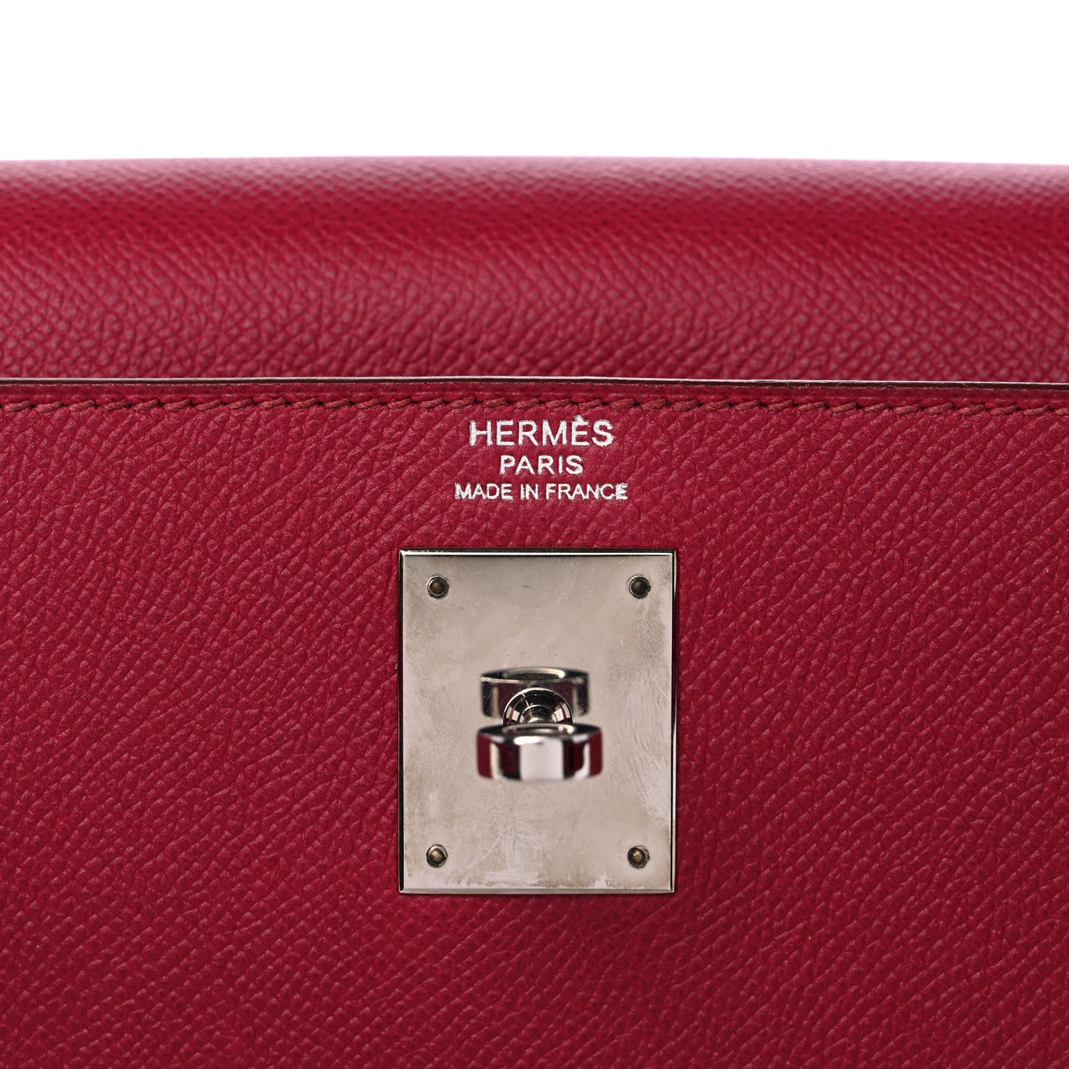 Hermes Epsom Kelly Sellier 32 Rubis 6 of 15