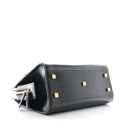 Saint Laurent Shiny Calfskin Small Uptown Tote Black 4 of 10