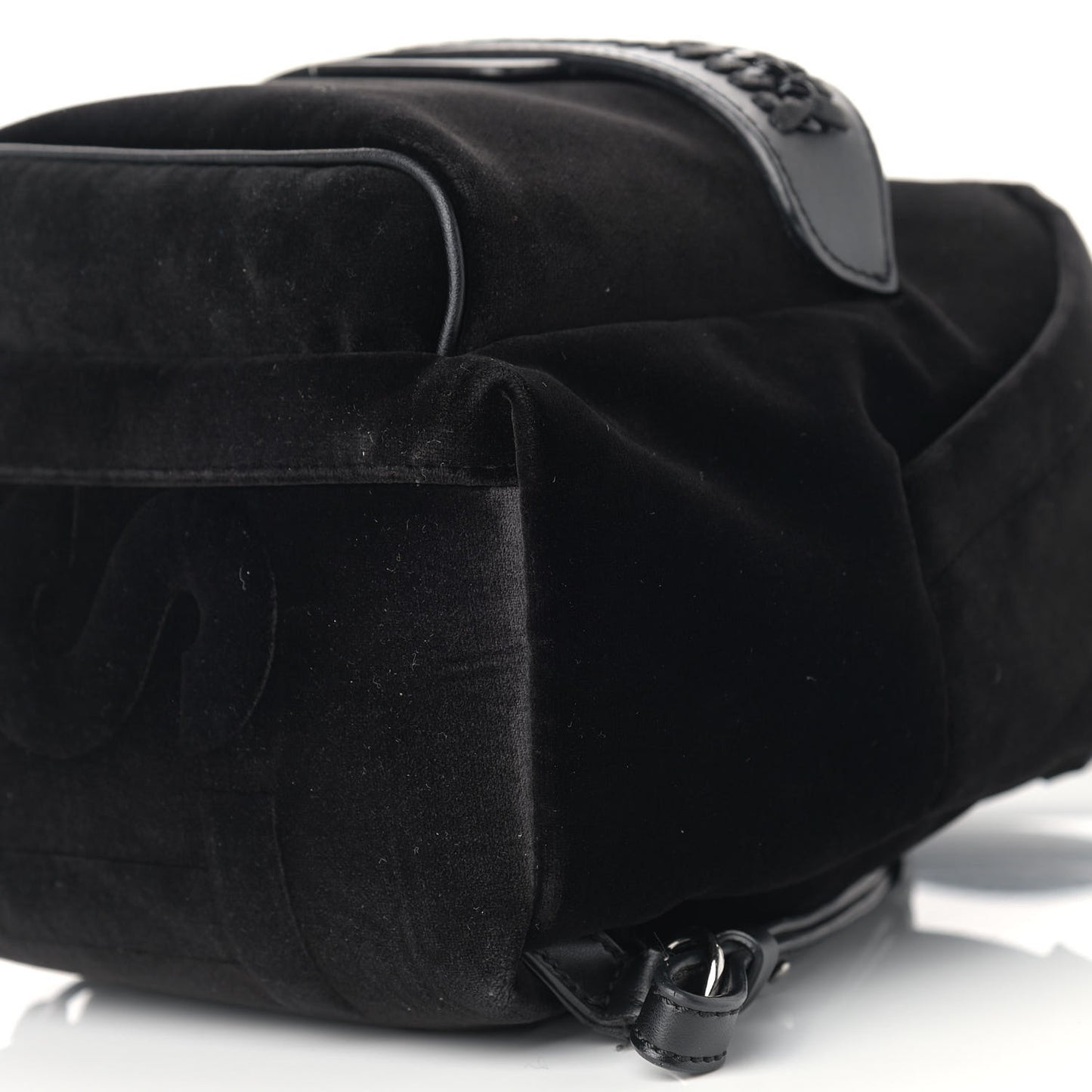 Velvet Mini Falabella GO Backpack Black