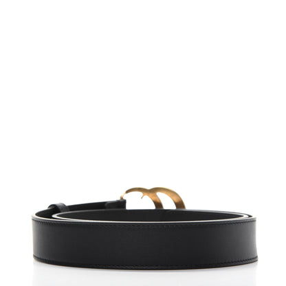 Gucci Calfskin Double G 30mm Belt 75 30 Black 2 of 8