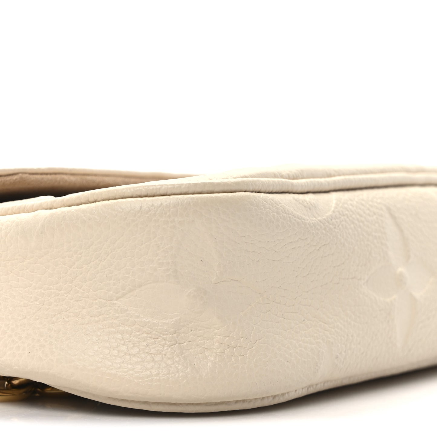 Empreinte Monogram Giant Ivy Wallet On Chain Cream