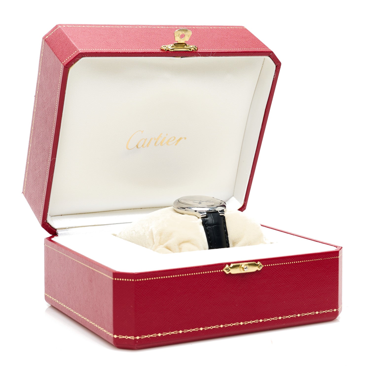 Cartier Stainless Steel Alligator 33mm Ballon Bleu De Cartier Automatic Watch 5 of 5
