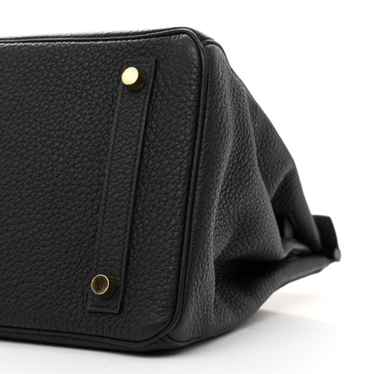Hermes Togo BIRKIN 30 Black 10 of 14