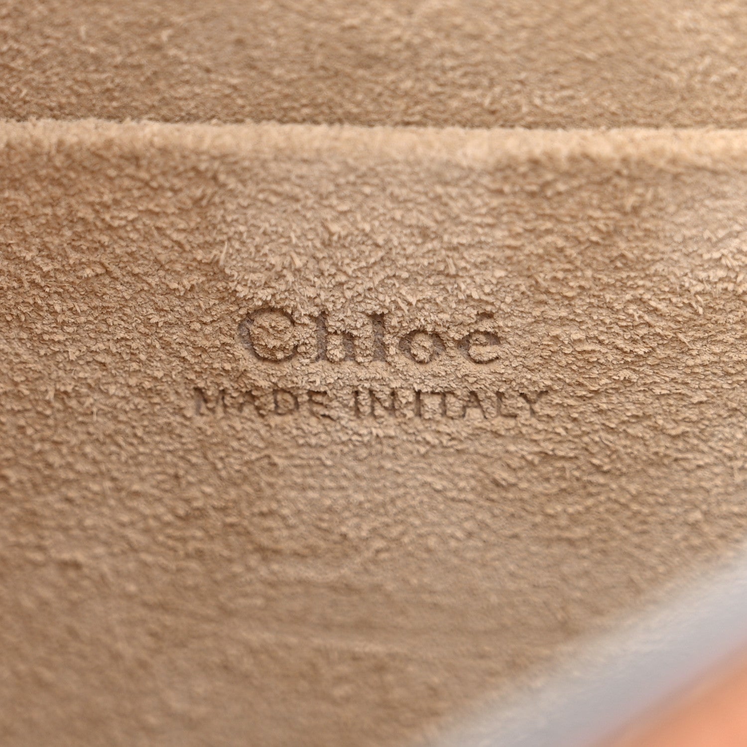 Chloe Calfskin Suede Small Nile Bracelet Bag Caramel 6 of 12