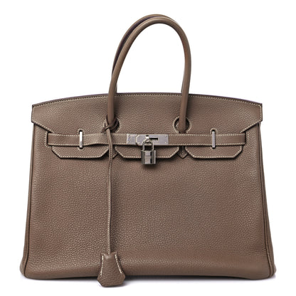 Hermes Togo Birkin 35 Etoupe 1 of 16