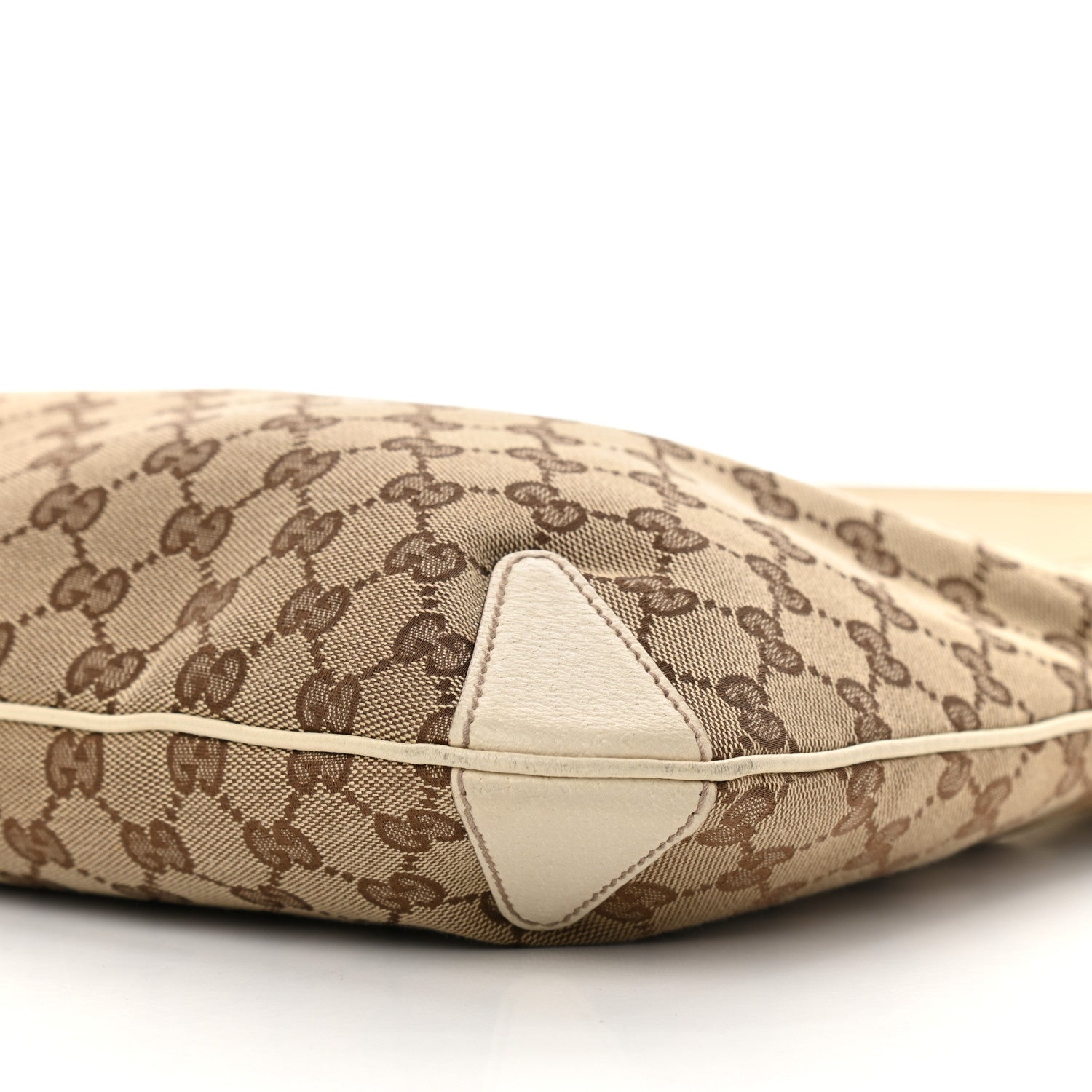 Gucci Monogram Creole Hobo Ivory 10 of 17