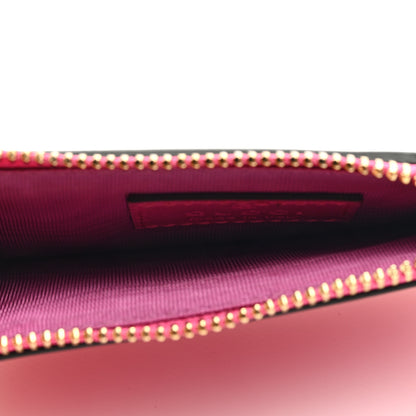 Gucci GG Monogram Scratch Lux Calfskin Luce Card Holder Wallet Blossom Rose Dark Blossom 5 of 6