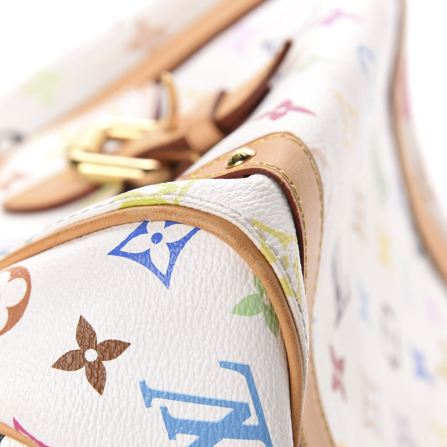 Louis Vuitton Monogram Multicolor Priscilla White 11 of 16