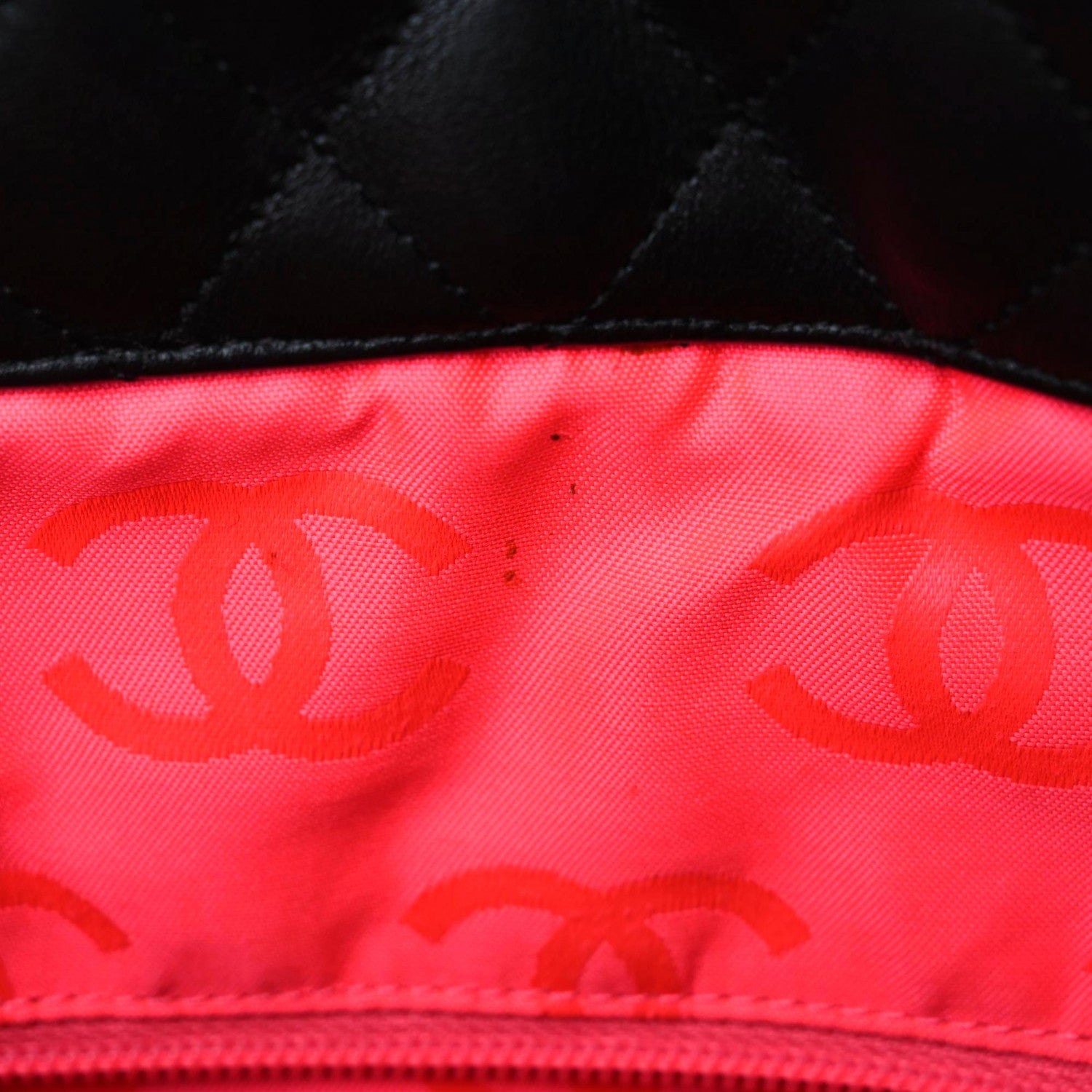 Chanel Calfskin Quilted Large Cambon Tote Black White 9 of 21