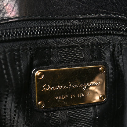 Salvatore Ferragamo Calfskin Chain Tote Black 6 of 10