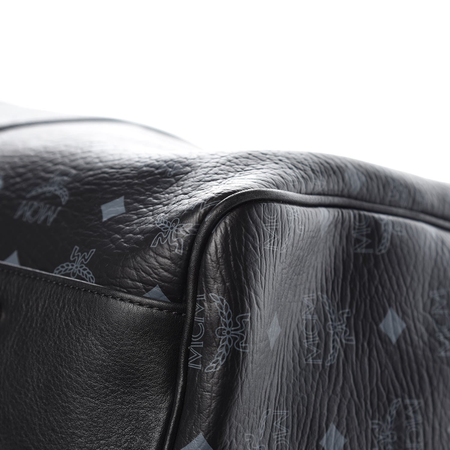 MCM Visetos XLarge Traveler Weekender Bag Black 11 of 11